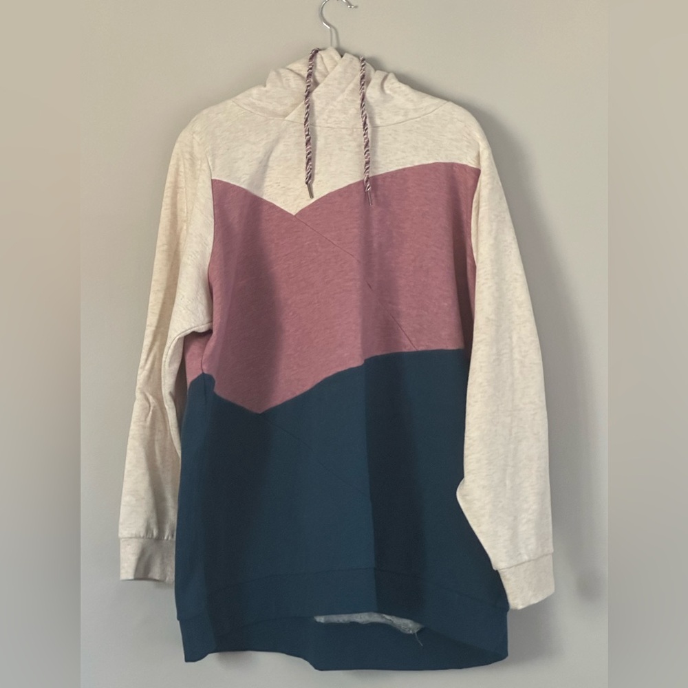 Colorblock Hoodie Sweater